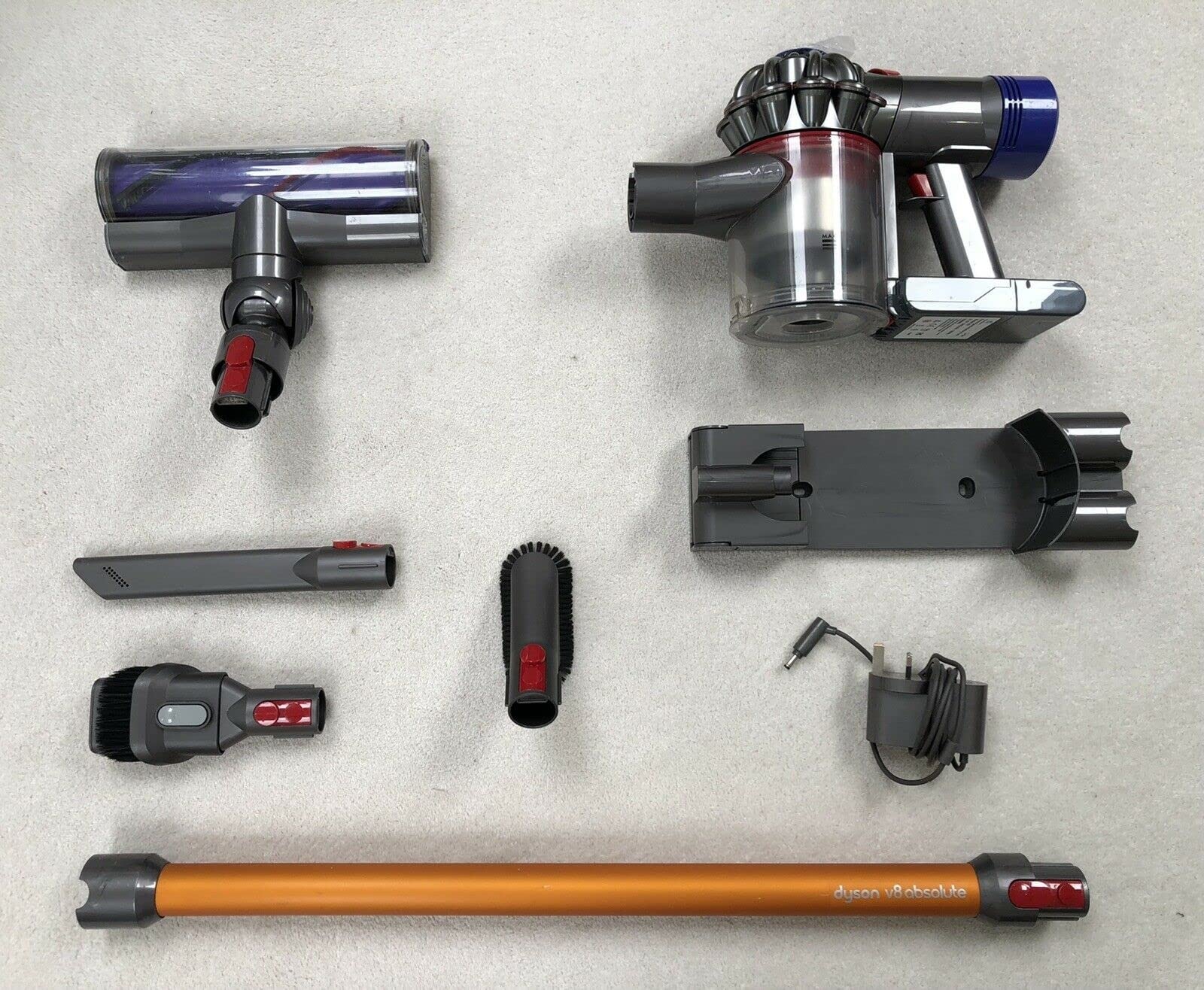 Dyson V8 Absolute Silver/Yellow SV25 (Великобритания)