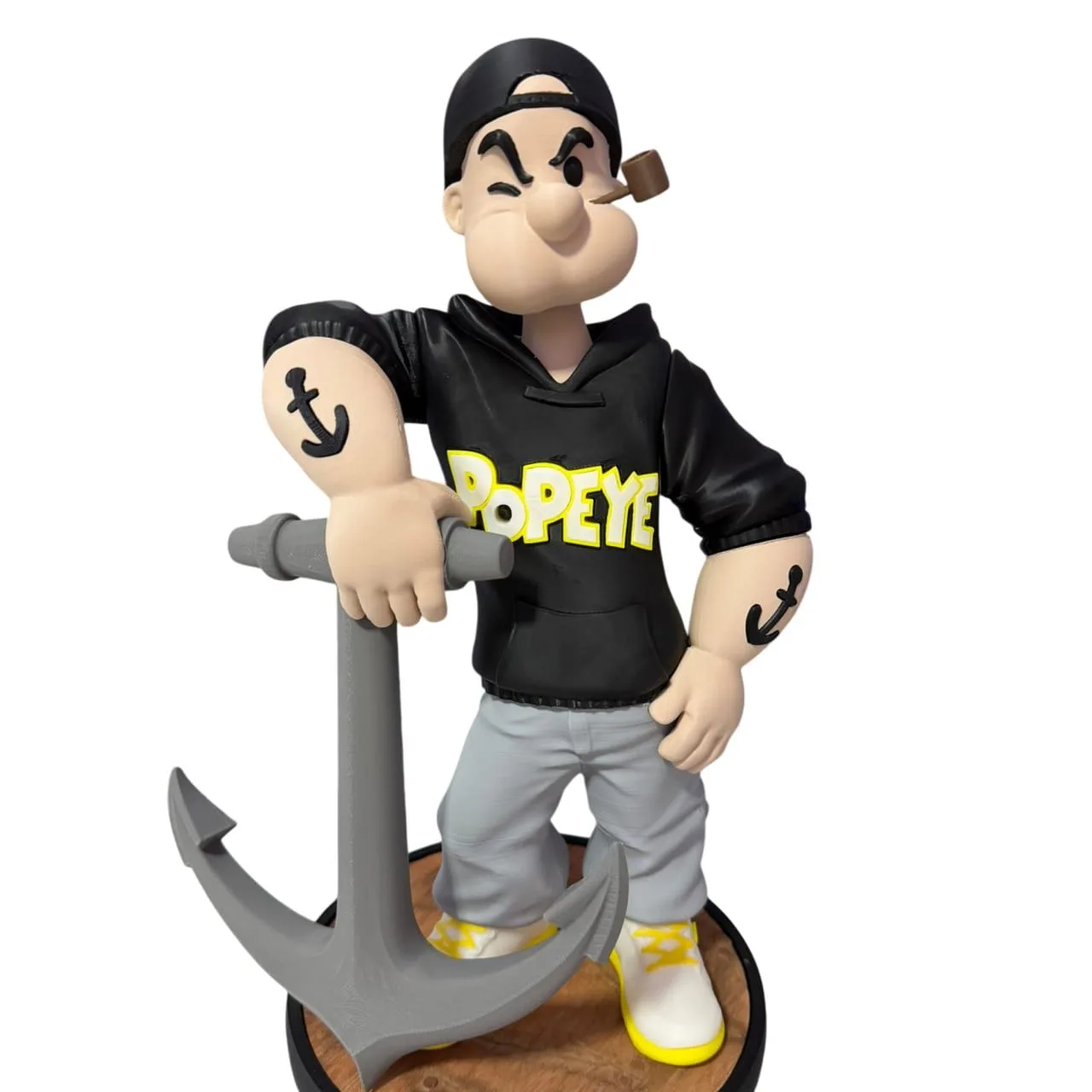 Фигурка Моряк Попай в streetwear стиле 35 см